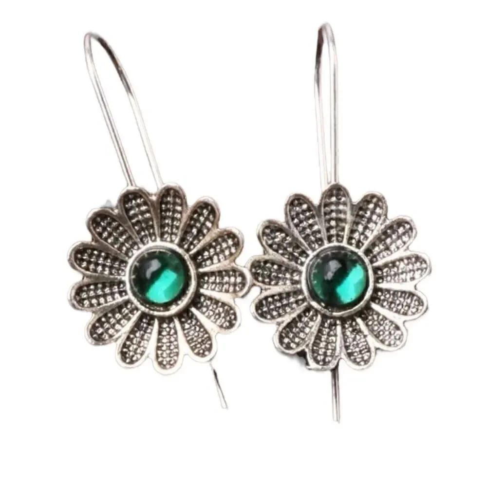 Flower statement earrings #165 - Picture 1 of 9